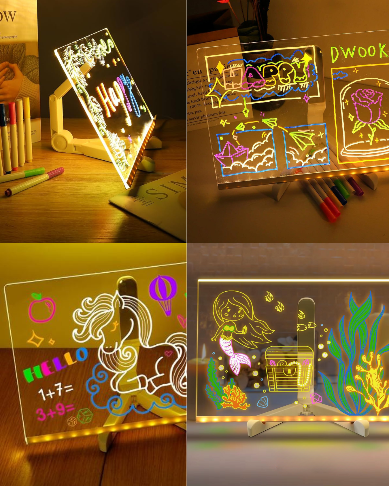 Glowy - Magic Erasable Light Board